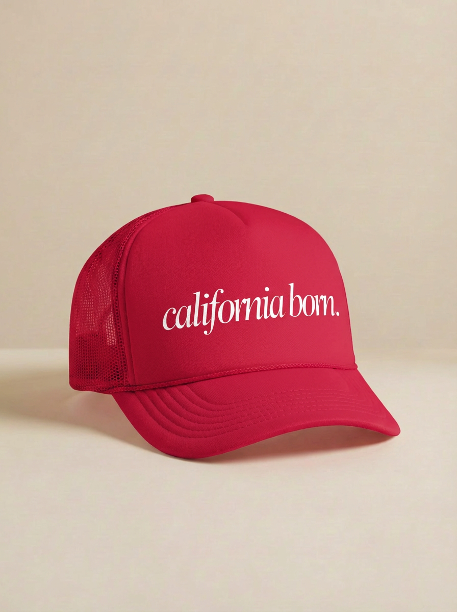 California Born Foam Trucker Hat