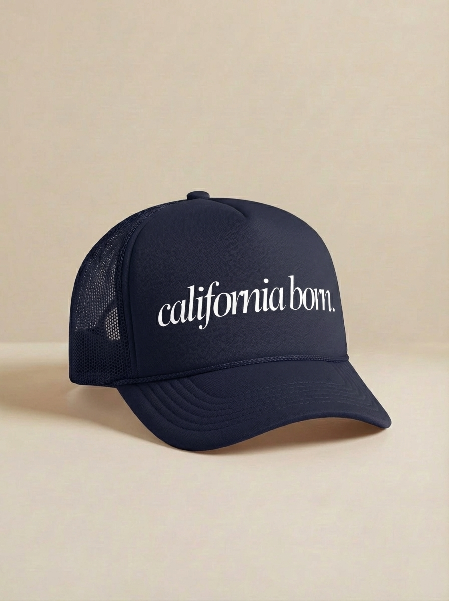 California Born Foam Trucker Hat