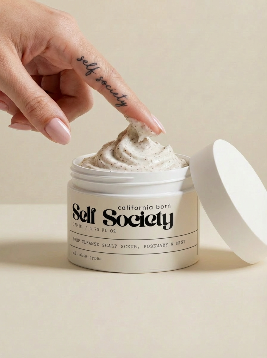 Deep Cleanse Scalp Scrub, Rosemary & Mint