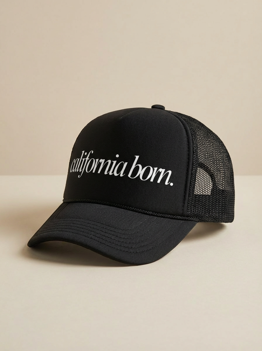 California Born Foam Trucker Hat